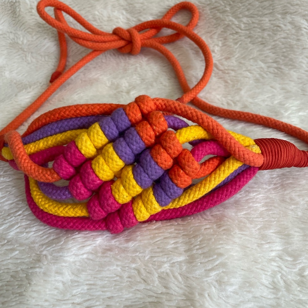 Colorful Braided Rope Belt - Picture 3 of 3